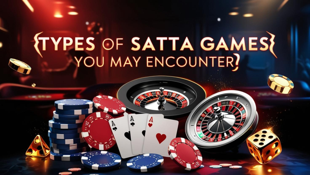 Types of Satta Games You May Encounter